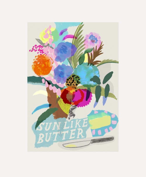 Sun Like Butter Giclée print | Prints by Lucy Sherston