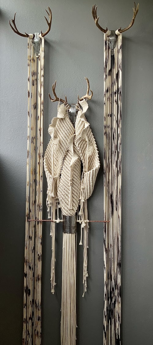 3D Jungle | Macrame Wall Hanging in Wall Hangings by Gissell Studio - Fiber & Botanical Art