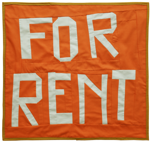 For Rent Quilt | Wall Hangings by Jeffrey Sincich | Jeffrey Sincich Studio in Portland
