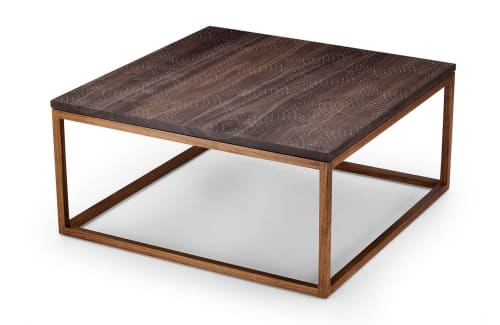 Nail Inlay Table No. 33 | Coffee Table in Tables by Peter Sandback