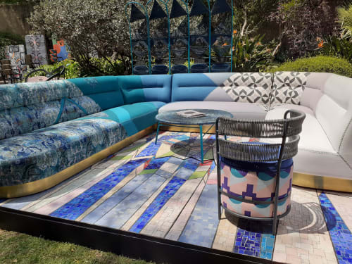 Oromo Unity Chair | Textiles by Lulasclan | Johnny Was in Santa Barbara