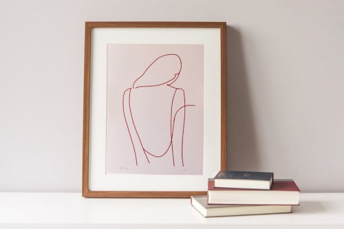 Female - A3 size limited edition screen print | Art & Wall Decor by forn Studio by Anna Pepe
