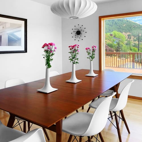 Modern Ceramic 9 Inch Vase - Pandemic Design Studio