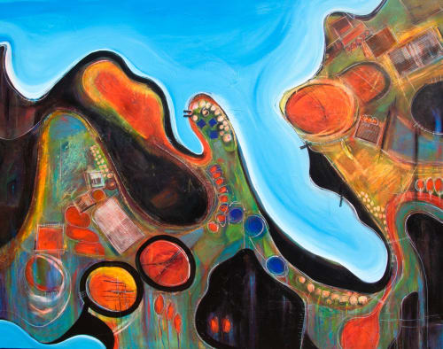 Scenic Flight | Paintings by Tania Chanter