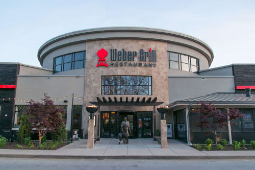 Big Bowl O’ Zen Firebowls at Weber Grill Restaurant | Fireplaces by John T Unger | Weber Grill Restaurant & Academy in Richmond Heights