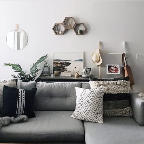 Chevron | Organic Cotton Pillow | Sham in Linens & Bedding by Little Korboose