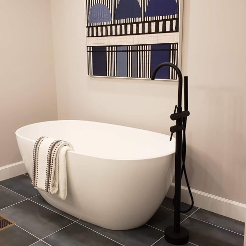 Master bathroom design | Interior Design by Nisha Tailor Interior Design` | Private Residence, Creve Coeur in Creve Coeur