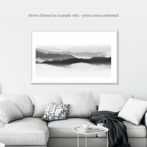 Rolling Fog, Smoky Mountains, Original Photography, Unframed | Photography by Nicholas Bell Photography