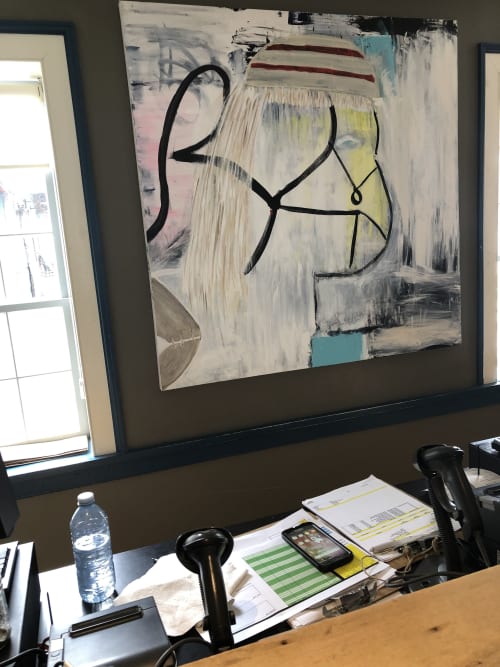 Let's Ride a Pony to the Next Town | Paintings by Bev Hotchkiss | Ravine Vineyard Estate Winery in Niagara-on-the-Lake