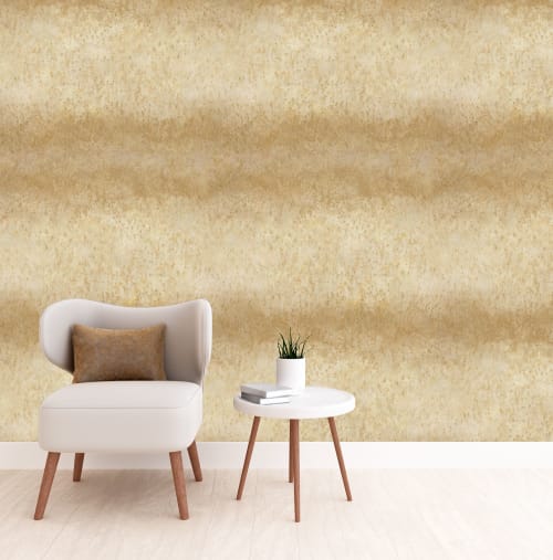 Sand Stripe - Cream || Wallpaper | Wallpaper by Eso Studio