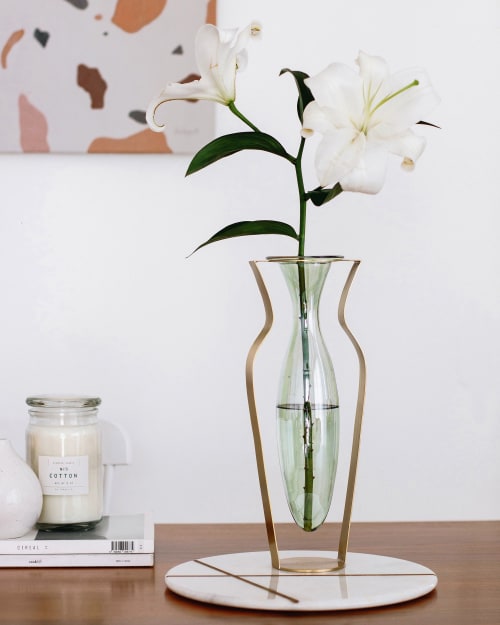 Droplet Tall Vase - Menta
