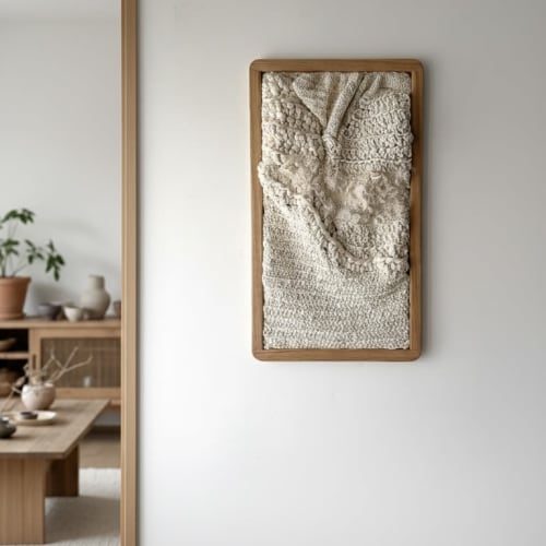 Lila | Textural Crochet Tapestry | Wall Hangings by Ana Salazar Atelier