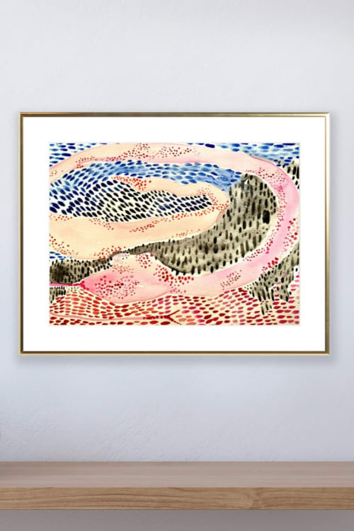 Snake Mosaic III Art Print | Wall Hangings by K'era Morgan