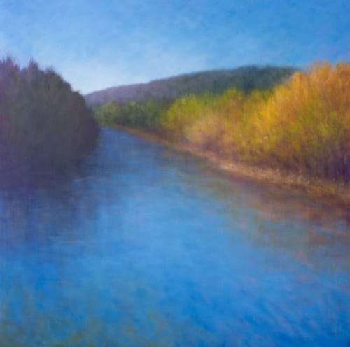 Russian River Afternoon | Oil And Acrylic Painting in Paintings by Victoria Veedell