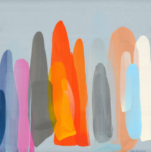 Partygoer | Paintings by Claire Desjardins