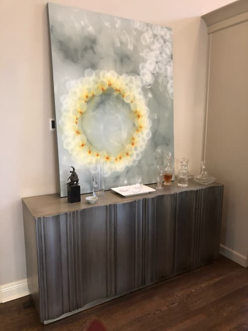 Painting in Bourbon Bar | Oil And Acrylic Painting in Paintings by Mel Rea7