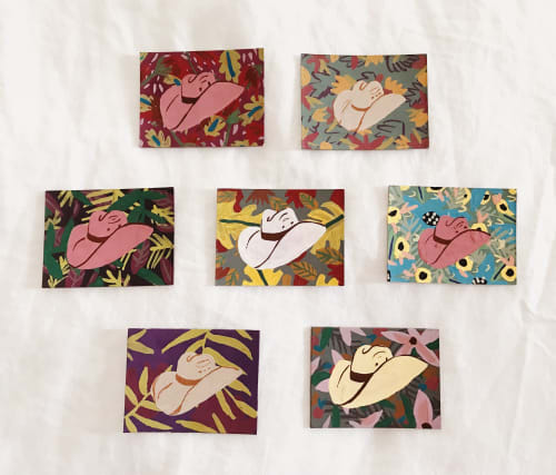 Happy Little Cowboy Hats | Paintings by The Small Creative