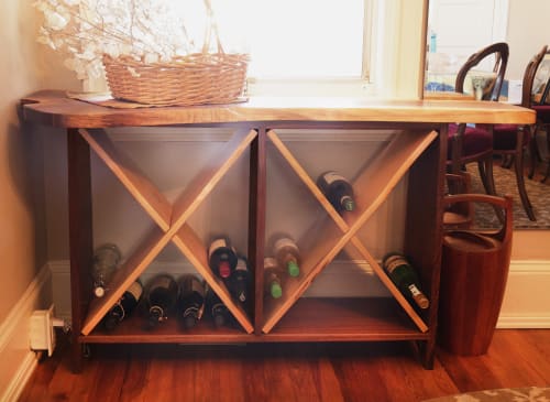 KR Wine Rack | Furniture by Godet Woodworking