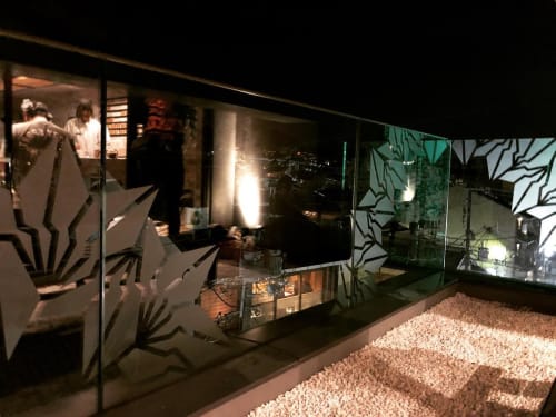 Glass Mural | Murals by Doppel | Jazzy Sport Kyoto in Kyoto