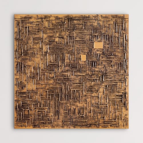 Bronze Structure (SOLD) | Paintings by Alessia Lu