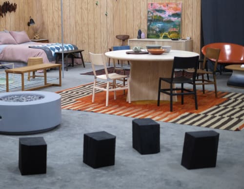 Charcoal Blocks | Tables by Yvonne Mouser | Bay Area Made x Wescover 2019 Design Showcase in Alameda