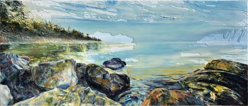Beyond the Rocks | Paintings by Celina Melo