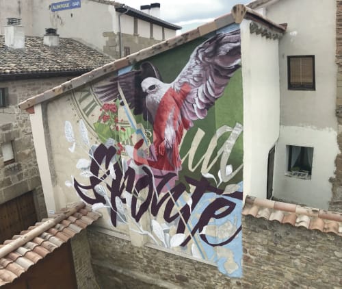 Sua Sponte | Street Murals by Jabi "Corte" Landa-Blanco
