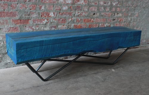 KYUKEI BENCH | Benches & Ottomans by Andre Joyau | Brooklyn - Private Residence in Brooklyn