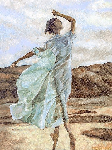 Beach Dancer | Paintings by Jessica Newman