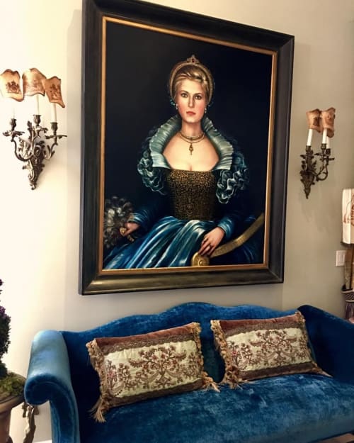 Portrait of Elsa | Paintings by Jennifer Chapman Design