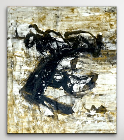 Golden Insight | 41x37 | Fine Art Paintings | Paintings by Jacob von Sternberg Large Abstracts