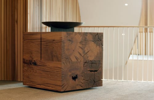 Baptismal Font for Countryside Community Church | Furniture by Long Grain Furniture | Countryside Community Church in Omaha