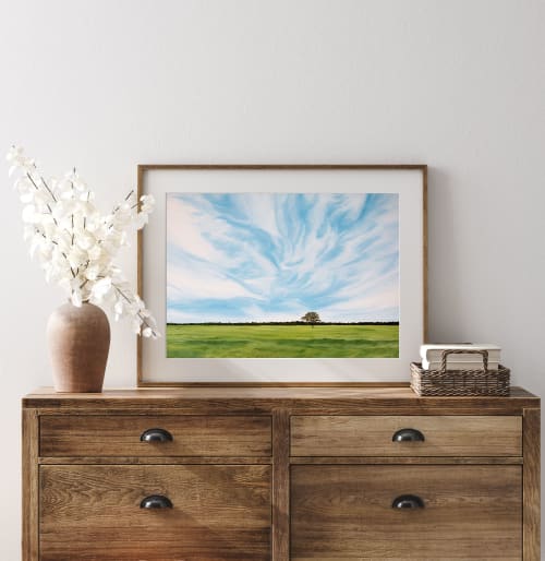 "Lift Up Your Eyes" horizontal print | Paintings by Coleman Senecal Art