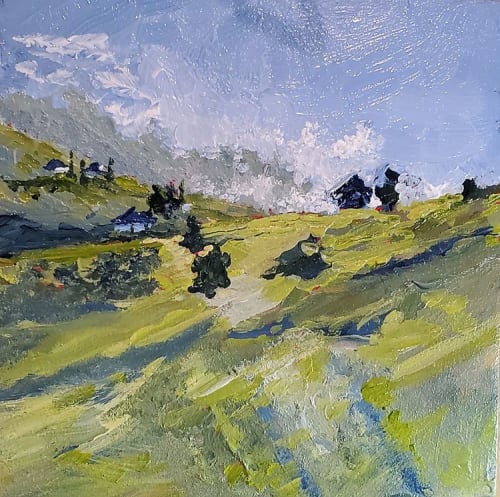 Steep | Oil And Acrylic Painting in Paintings by Jessica Marshall / Library of Marshall Arts