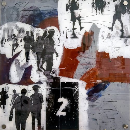 URBN CROWD I | Paintings by Sven Pfrommer