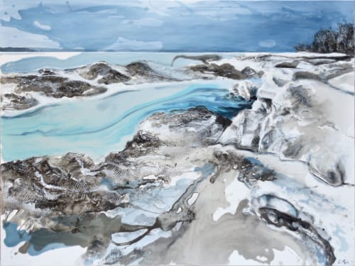 Icescape IV, 2018 | Paintings by Celina Melo