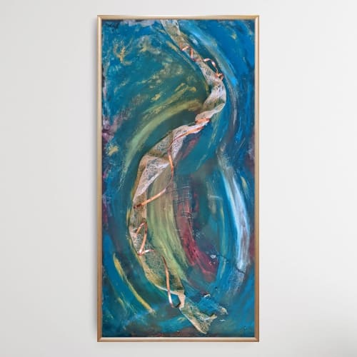 The Tethering | Paintings by Soulscape Fine Art + Design by Lauren Dickinson