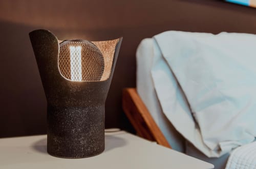 Extravagant italian designer table lamp | Lamps by ENOceramics
