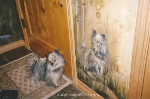 Pet Mural Addition | Murals by Olga Aleksandrova