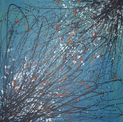 Emergence | Oil And Acrylic Painting in Paintings by Elmira Lilic