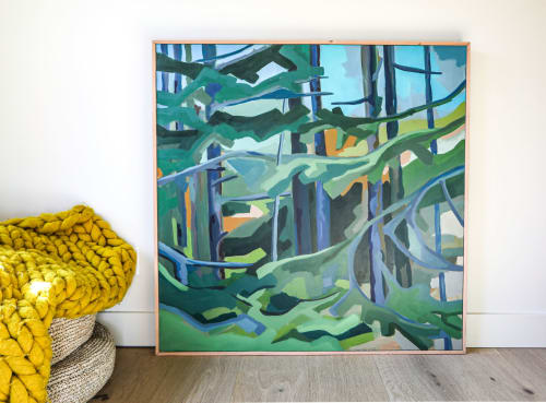 Interwoven | Oil And Acrylic Painting in Paintings by Inese Westcott