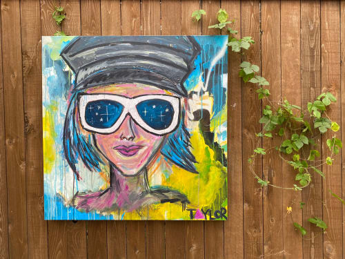 Stars in her Eyes | Paintings by Scott Taylor | The Root Coworking in Tulsa