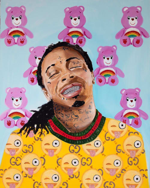 Lil Wayne | Paintings by Ashley Longshore | Ashley Longshore Studio Gallery in New Orleans