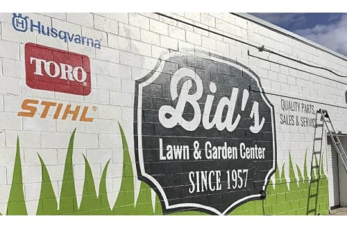 Bids Lawn & Garden Center Signage