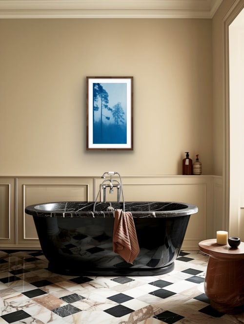 The Tallest Pine (27 x 15" unframed hand-printed cyanotype | Photography by Christine So