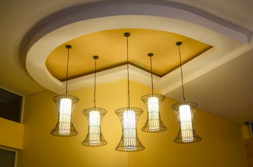 Quartet Hanging Lamps | Pendants by MURILLO Cebu | Kandaya Resort in Daanbantayan