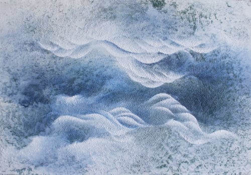 A quiet rising | Oil And Acrylic Painting in Paintings by Francesca Borgo