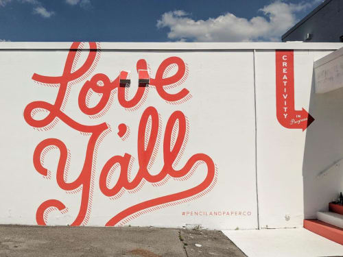 Love Y'All | Murals by I Saw The Sign | Pencil & Paper Creative Development Co. in Nashville