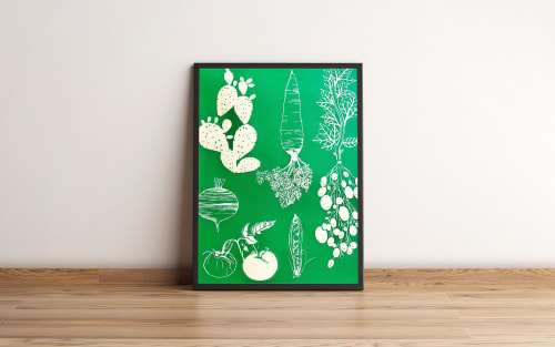 Vegetable *unframed | Prints by Scorparium by Victrola Studio