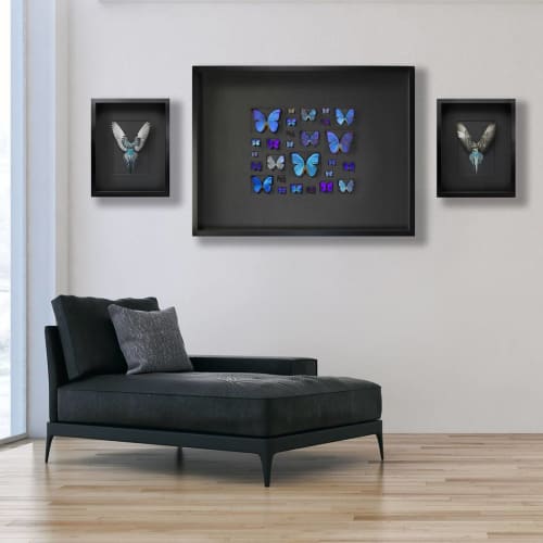 Cerulean Butterflies | Art & Wall Decor by Christopher Marley